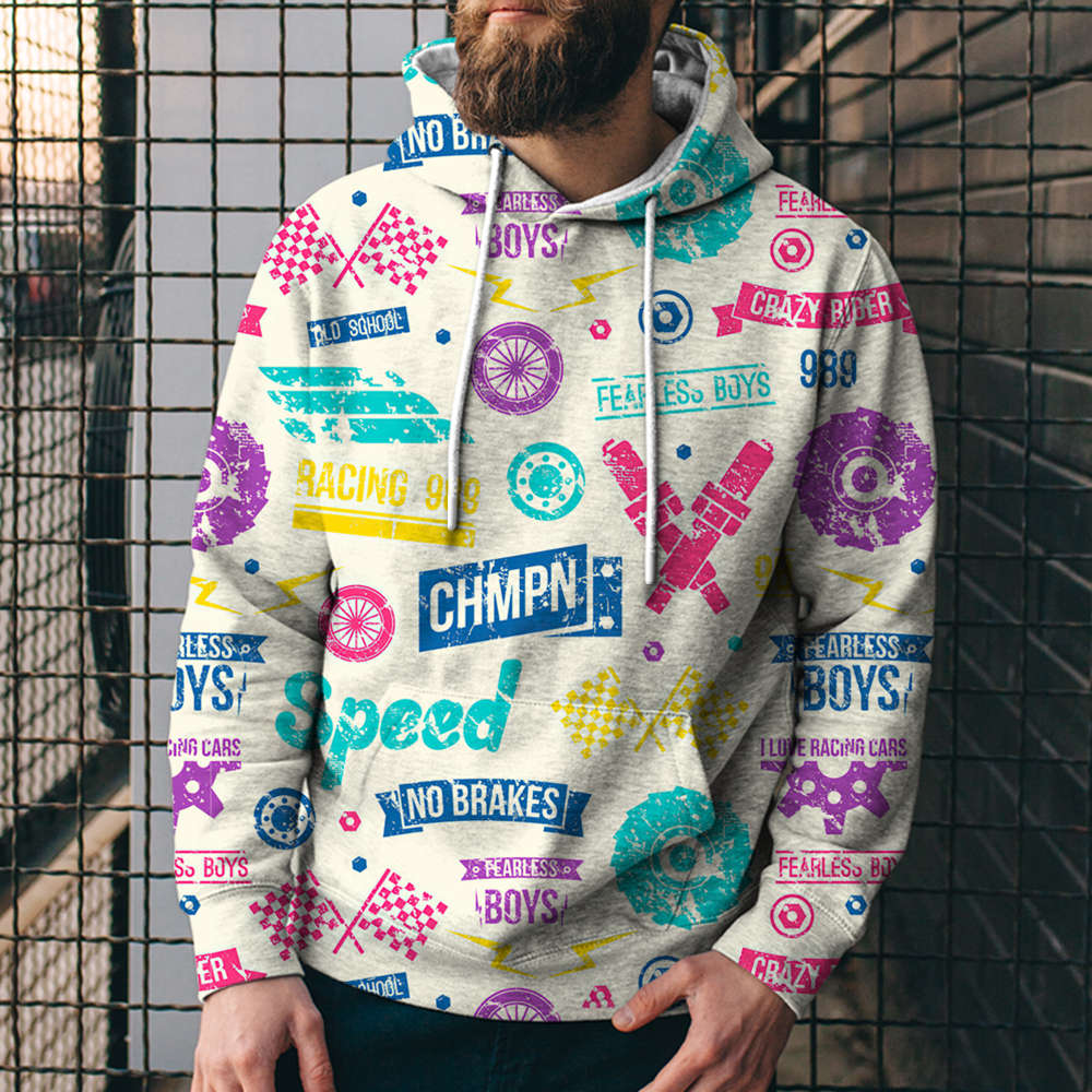 New 3D Digital Printing Sweater Hoodie