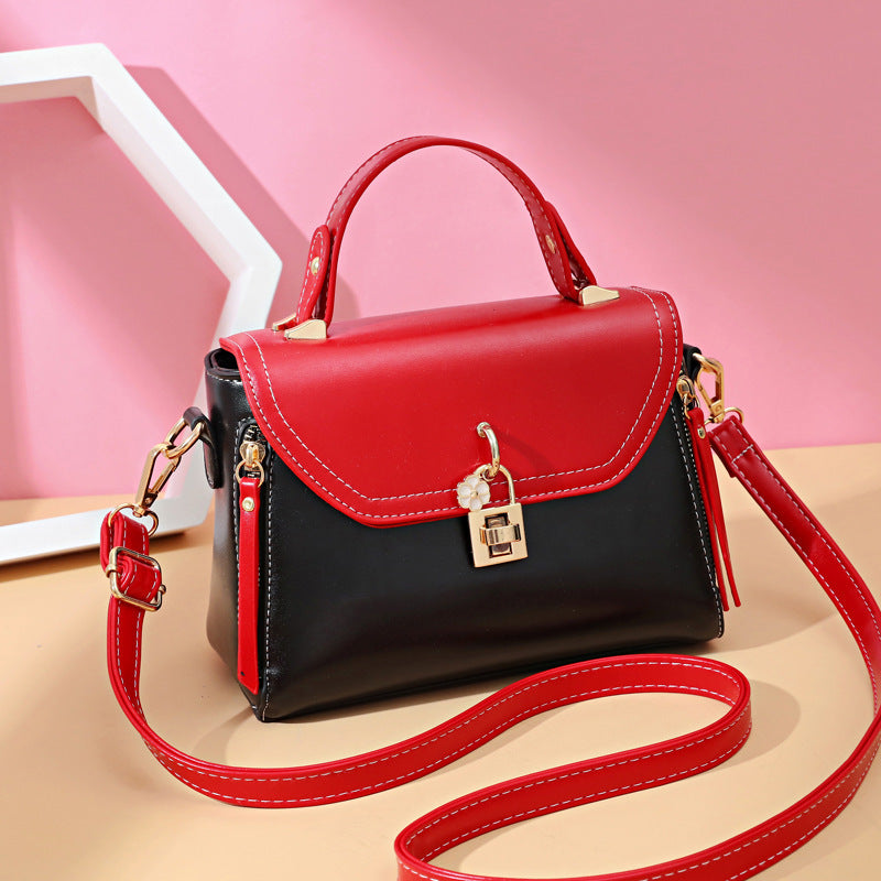 Simple And Versatile Retro Pu Leather Crossbody Bag